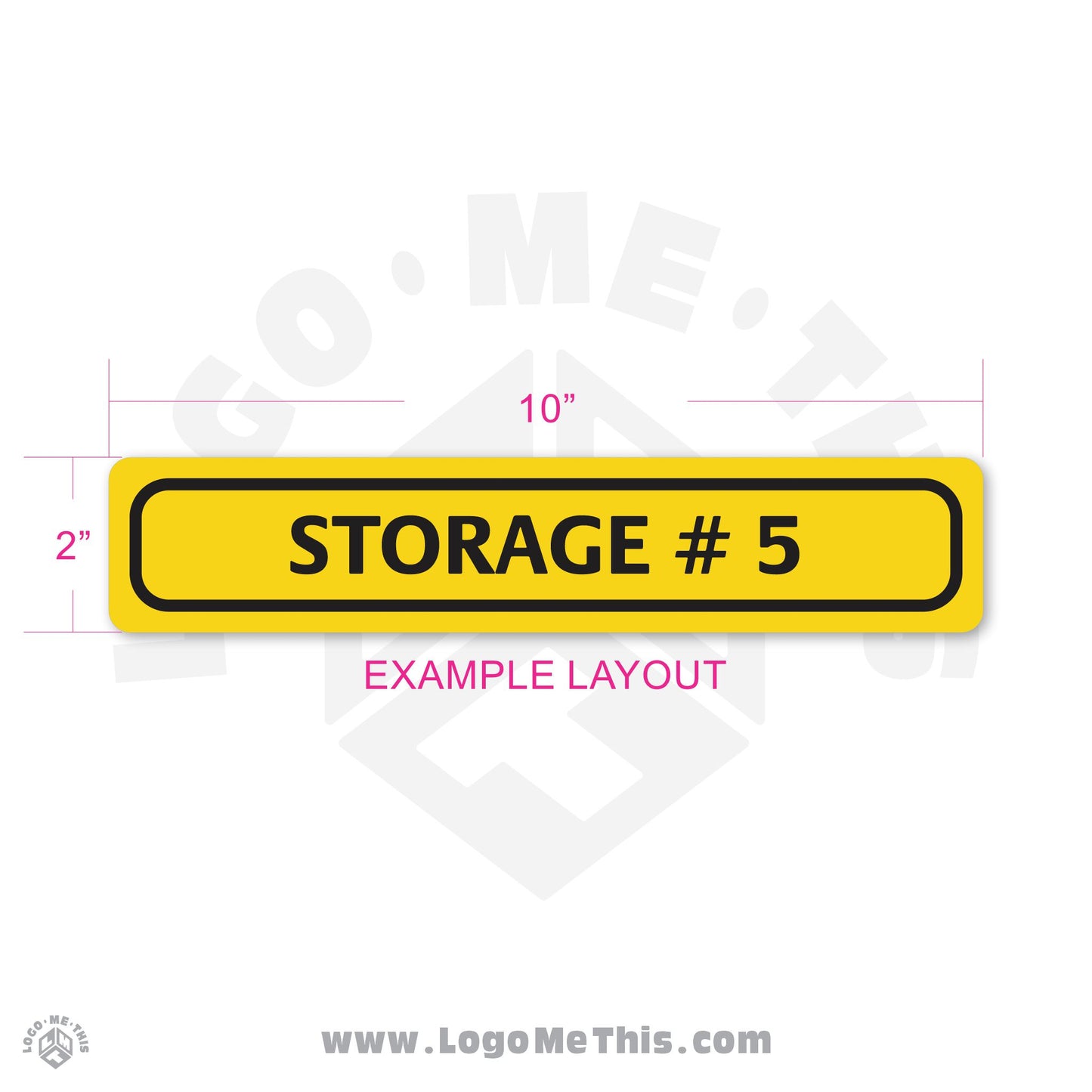 10x2" Valve Identification Decal 05-02-02-3