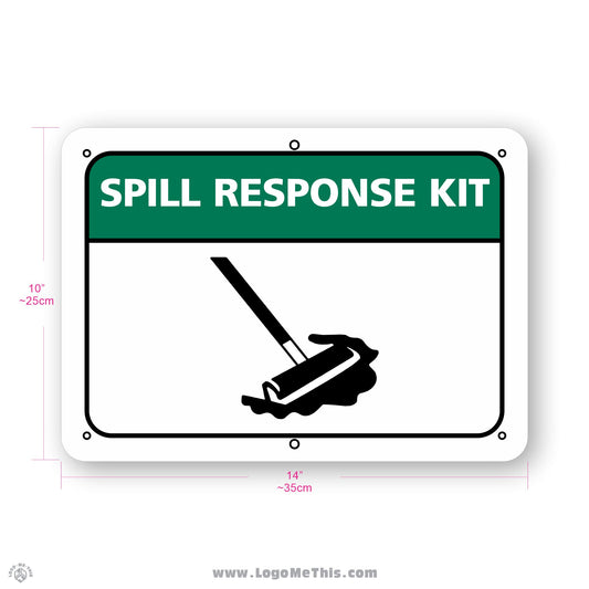 Spill Response, 10x14" Sign 04-01-06-1-E